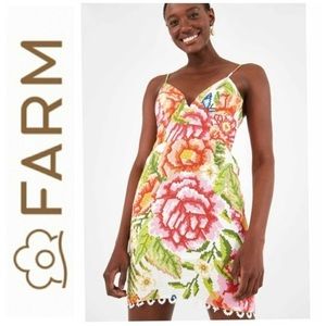 Farm Rio Vintage Floral Mini Dress
